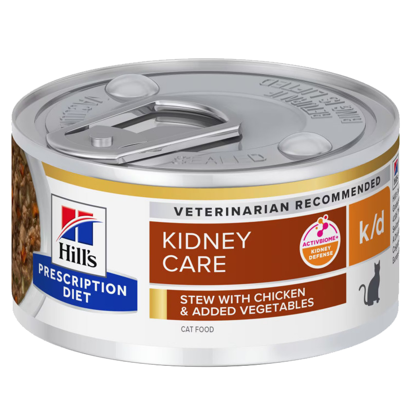 k/d Kidney Care Chicken & Vegetables Stew Canned - 24 x 85g
