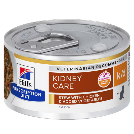k/d Kidney Care Chicken & Vegetables Stew Canned - 24 x 85g